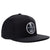 Black Skull SledSend Snapback